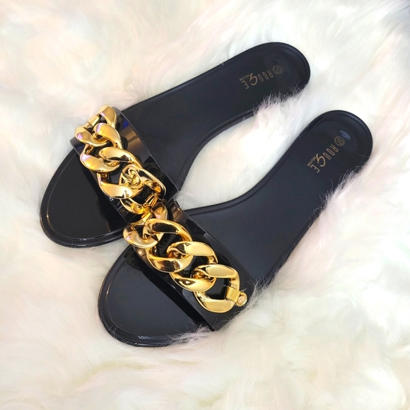 Fancy Chain Sandals - Picture 2 of 4